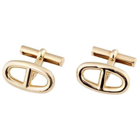 authentic Hermes cufflink pattern